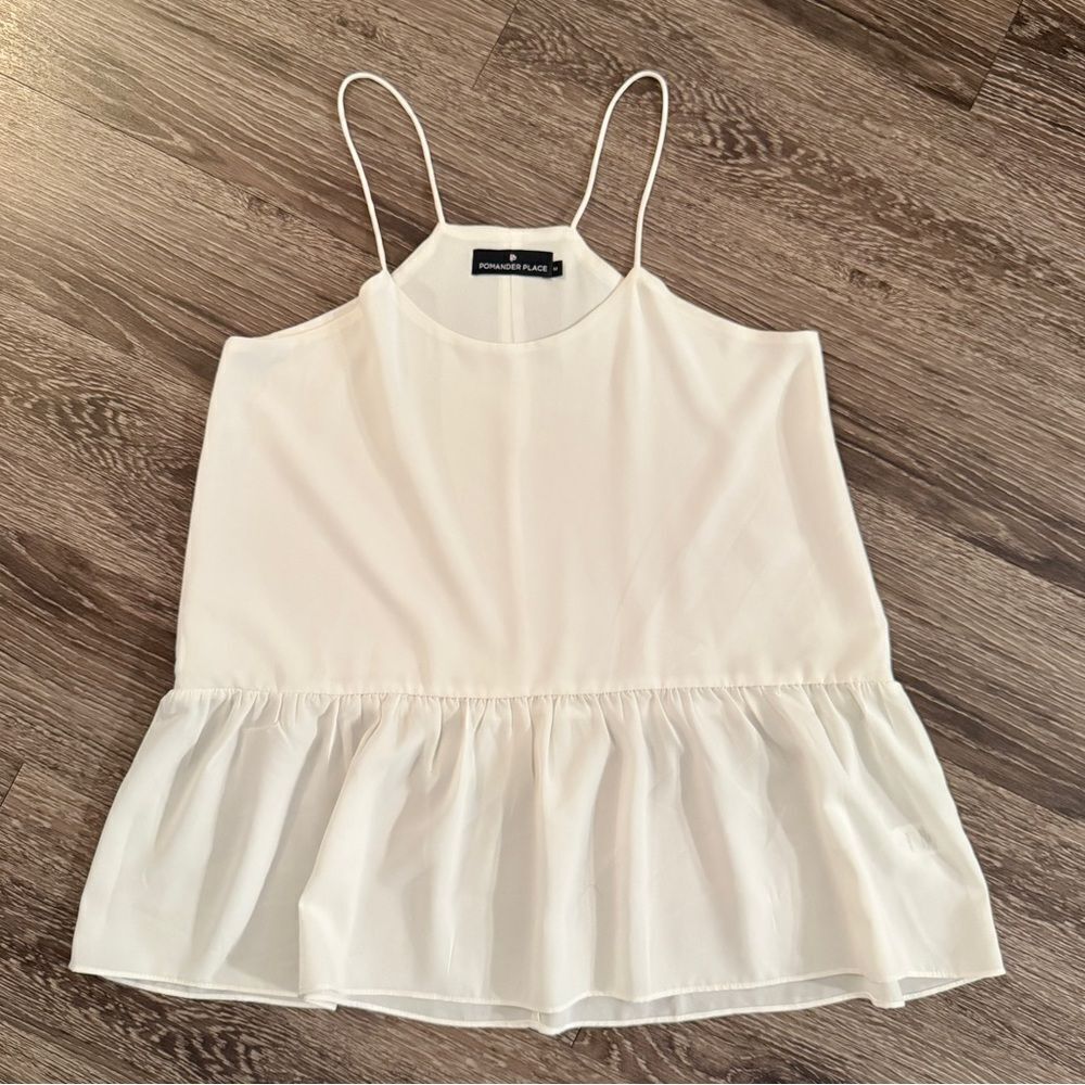 Pomander Place Tuckernuck Kieran Peplum Tank